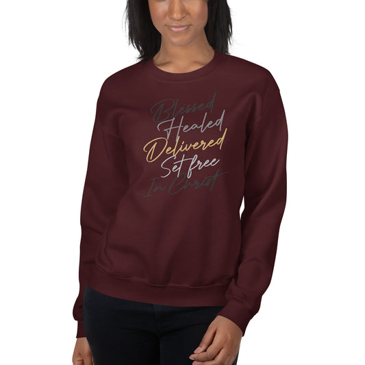 Blessed, Healed, Sweatshirt  *addt'l. colors