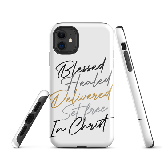 Blessed, Healed Tough iPhone Case