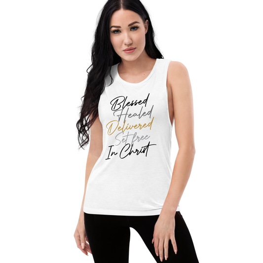 Ladies’ Blessed Multi Muscle Tank        *addt'l. colors